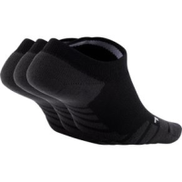 Nike Everyday Max Cushioned Training No-Show Socks - Women's Black / Anthracite / White M