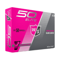 Wilson Fifty Elite Golf Ball (12 Pack) Pink