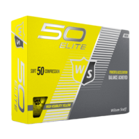 Wilson Fifty Elite Golf Ball (12 Pack) Yellow