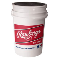 Rawlings Practice Baseballs and Bucket 589971