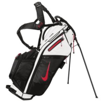 Nike Air Hybrid Golf Bag Platinum Tint / Black / Gym Red One Size