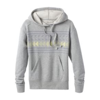 prAna Graphic Hoodie - Women's Heather Grey Daybreak S