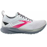 Brooks Ricochet 3 Running Shoe - Women's White / Ice Flow / Pink 9 B