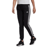 adidas Essentials 3-Stripe Tight - Women's Black / White L Regular