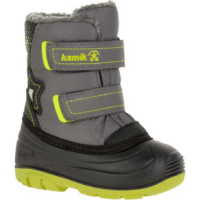 Kamik Buzz Winter Boot - Toddler Charcoal Lime 9 REGULAR