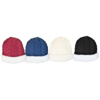 Grand Sierra Cable Beanie W/ Sherpa Fleece - Women's Assorted One Size