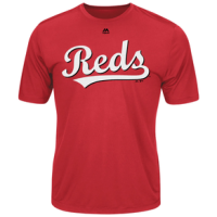 Majestic Baseball Shirt - Men's Reds S