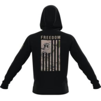 Under Armour Freedom Flag Rival Hoodie - Men's Black / None AFS / Deprecated XXL