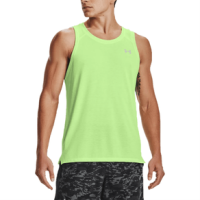 Under Armour Streaker Run Singlet - Men's Summer Lime / Reflective XXL
