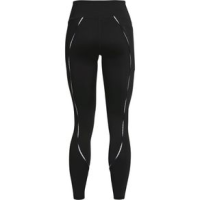 Under Armour Rush Scallop Pocket Legging - Women's Black / White / Iridescent XS 29"