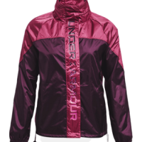 Under Armour Recover Woven Shine Jacket - Women's Polaris Purple / Pink Quartz / Meteor Pink XL