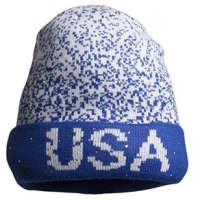 Scream Sparkle Team Roll Beanie Electric Blue / Wild Dove One Size