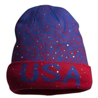 Scream Sparkle Team Roll Beanie Red / Blue One Size