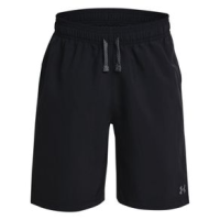 Under Armour Woven Shorts - Boy's Black / Pitch Gray M