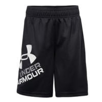 Under Armour Prototype Logo Shorts - Boy's Black 7 Regular