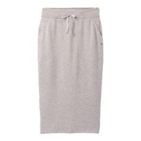 prAna Cozy Up Midi Skirt - Women's XL Oatmeal Heather