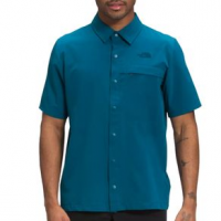 The North Face First Trail Short Sleeve Shirt - Men's S Moroccan Blue