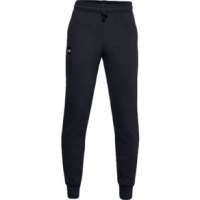Under Armour Rival Fleece Logo Jogger Pant - Boys' Black / Onyx White XL