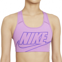 Nike Medium-Support Sports Bra - Women's M Violet Shock/Wild Berry