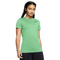 Nike Dri-FIT Legend Tee Shirt - Women's S Green Glow/Barely Volt/Black