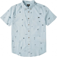 Billabong Sundays Mini Short Sleeve Shirt - Men's XL Sky Blue