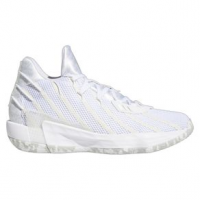 adidas Dame 7 Basketball Shoe - Unisex 07 Ftwr White/Silver Regular