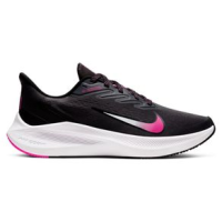 Nike Air Zoom Winflo 7 Running Shoe - Women's Dark Smoke Grey / Black / Fire Pink / White 9 REGULAR