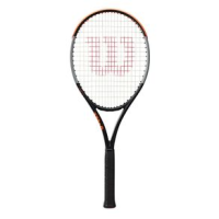 Wilson 100ULS V4 Tennis Racket (Unstrung) Black / Silver / Orange 4 3/8"