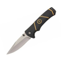 Browning Long Haul Small Folder Knife Black Matte Titanium 7CR17MOV Non-Serrated