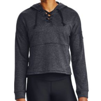 Under Armour Cross Town Hoodie - Women's Black / Fade Heather / Black L
