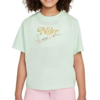 Nike T-Shirt - Girl's Barely Green S