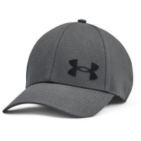 Under Armour Iso-Chill Armourvent Stretch Hat - Men's Pitch Gray / Black M/L