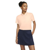 Nike Dry Victory Polo - Women's Crimson Tint / Bright Mango / White S