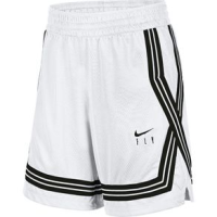 Nike Fly Crossover Training Shorts - Girls' White / Black M
