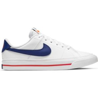 Nike Grade School Court Legacy Shoe - Kids' White / Deep Royal Blue / University Red 13.0C REGULAR