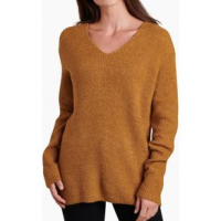 Kuhl Makenna V-Neck Sweater - Women's S Tuscan Sun