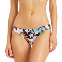 Billabong Tropic Moon Lowrider Reversible Bikini Bottom - Women's L Multi