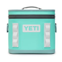 YETI Hopper Flip 18qt Soft Cooler Aquifer Blue 18 qt