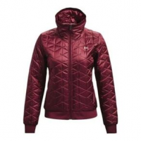 Under Armour ColdGear Reactor Performance Jacket - Women's S League Red/Micro Pink