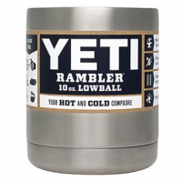 YETI 10 Oz Lowball Rambler 10 oz Steel / Steel