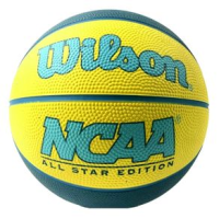 Wilson NCAA Mini Rubber Basketball Blue / Yellow Mini