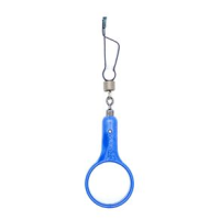 Hareline Stonfo Hackle Plier Short Spring Fly Fishing Tool BLUE