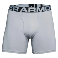 Under Armour Charged Cotton Boxerjock - Men's Mod Gray Medium Heather / Mod Gray Medium Heather M 6" Inseam 3 Pack