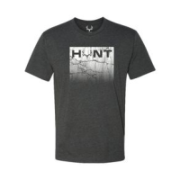 Muley Freak Hunt Faded Tee Shirt - Men's Grey XL