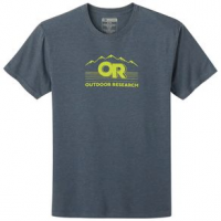 Outdoor Research Or Advocate Short Sleeve Tee - Men's M Naval Blue Heather