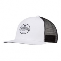 TaylorMade California Trucker Flatbill Hat One Size White/Black
