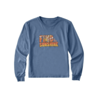 Roxy Find Sun Long Sleeve T-shirt - Girls' Moonlight Blue S