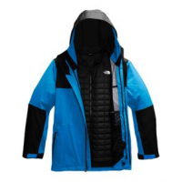 The North Face Thermoball Eco Snow Triclimate Jacket - Men's M Clear Lake Blue/TNF Black
