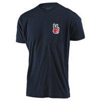 Troy Lee Designs Peace Out Tee Shirt Navy XXL