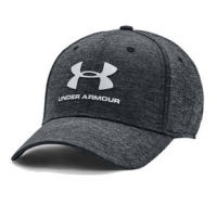 Under Armour Twist Classic Fit Cap - Men's Black / Stealth Gray / Metallic Silver L/XL